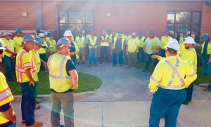 valiant linemen safety meeting